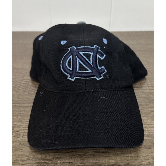UNC Tar Heels Vintage Fitted Hat 7 1/4 - 100% Wool - Top of the World Tag - Picture 1 of 6